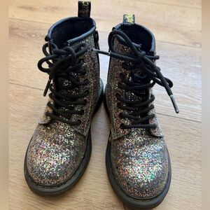 Dr. Martens Multicolor Glitter Kids Boots